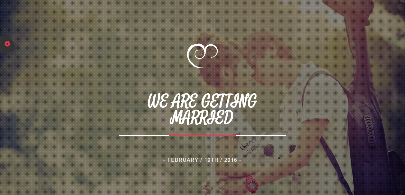 Bootstrap template & theme uWeding- Multipurpose For Wedding & Couple