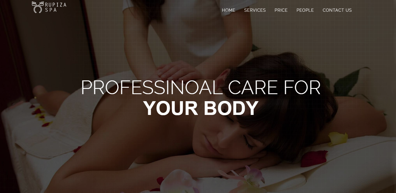 Bootstrap template & theme Rupiza: An Online Massage & Therapy Centre 