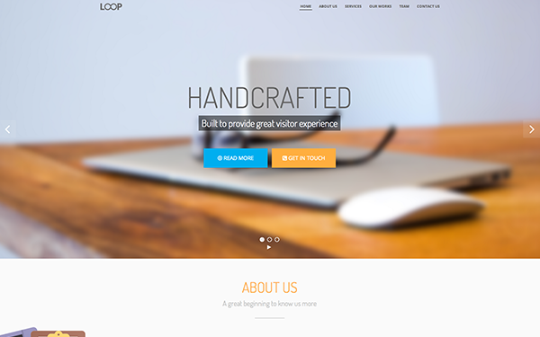 Bootstrap template Loop - Agency and Personal Theme