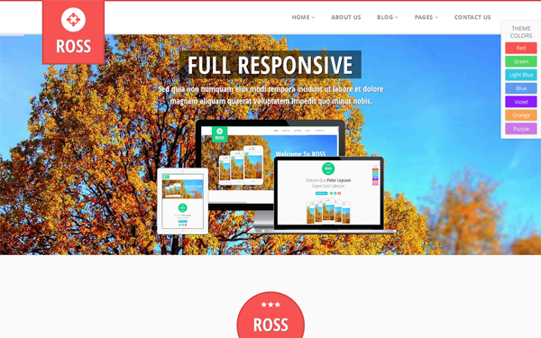Bootstrap theme One Page - Multi Page - Ecommerce