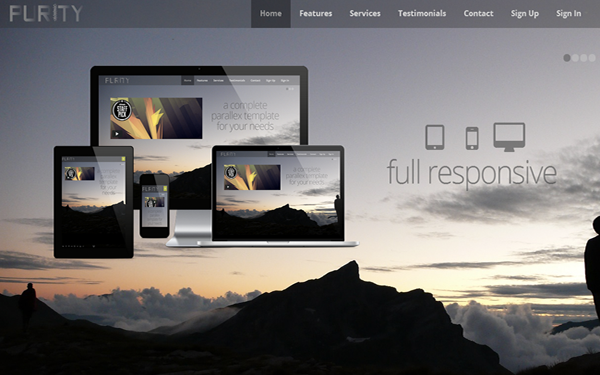 Bootstrap theme Purity Business Theme (2 in 1)