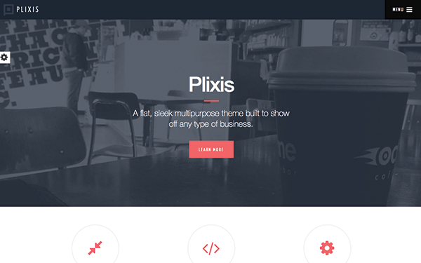 Bootstrap template Plixis - Multipurpose Theme