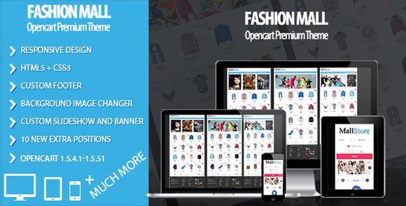 Bootstrap theme Fashion Mall Responsive