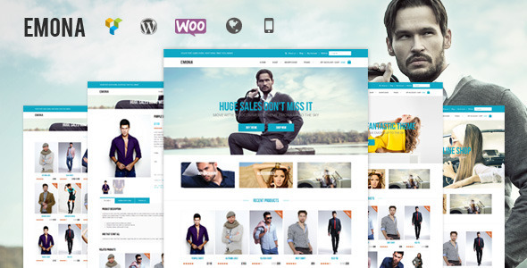 Bootstrap theme  Emona - Responsive WooCommerce Theme