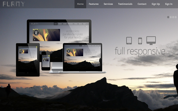 Bootstrap theme  Purity Business Theme (2 in 1)