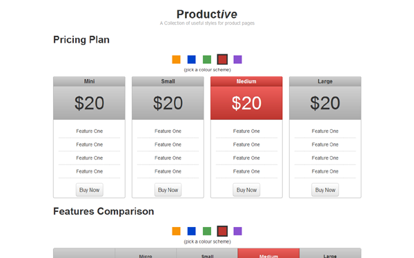 Bootstrap theme Productive