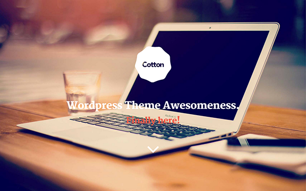 Bootstrap theme Cotton WordPress