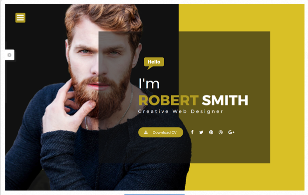 Bootstrap theme Robert - Portfolio & Resume Template