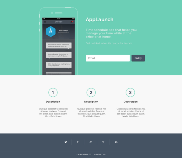 Bootstrap theme App Launch