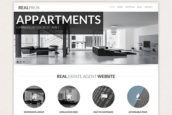 Bootstrap theme Real estate bootstrap theme